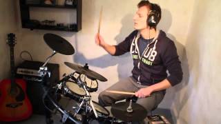 Skyrim - Peter Hollens & Lindsey Stirling - Drum Cover