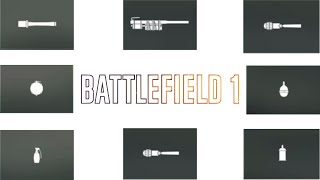 Battlefiled 1 - All Grenads Showcase & Sound
