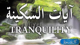 آيات السكينة لدفع القلق والهموم بصوت جميل جداً   | AYAT OF TRANQUILITY - SAKINAH