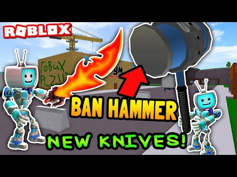 Roblox Shotgun Knife Review Knife Ability Test By Royalegamingyt - 