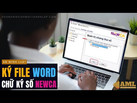 #1 Cách Ký Số Điện Tử File Word Bằng Token Chữ Ký Số NEW-CA Mới Nhất