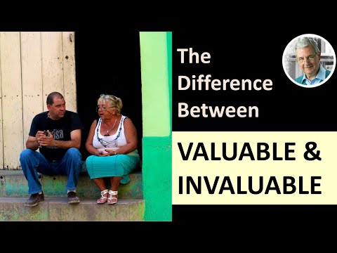 The Difference Between VALUABLE & INVALUABLE (4 Examples)