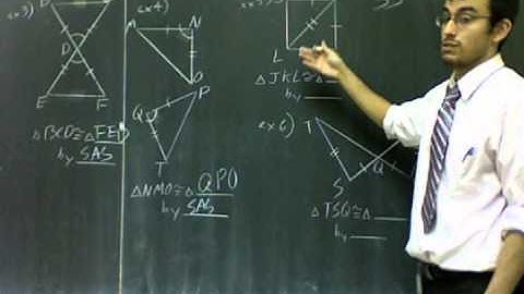 Triangle Congruence SSS and SAS part 2