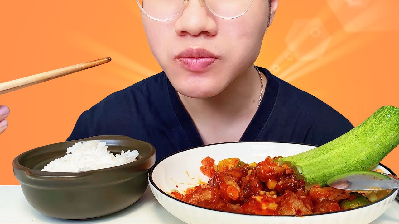 ASMR Crispy Pork with Rice 🍖 Ultimate Eating Sounds 