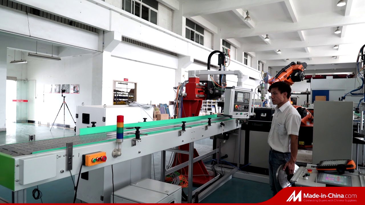 HANS GS LASER automatic laser welding machine - YouTube