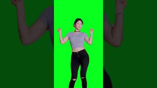 Gorgeous Asian Girl Dancing Green Screen Version
