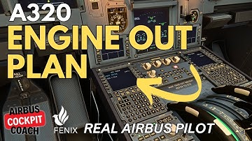 How to Enter an Engine Out Plan in A320 MCDU | MSFS 2024 Airbus Guide