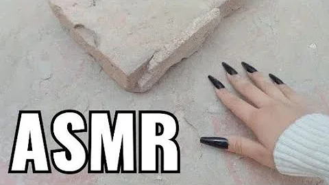 ASMR Fast and Aggressive concrete scratching | Long nails 💅 | No talking
