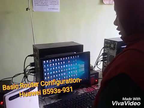 Basic Router Configuration- HUAWEI  B593s-931