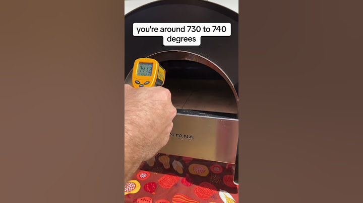 Accurate Oven & Stone Temperature Measurement using an Infrared Thermometer | Maestro 40 Pizza Oven