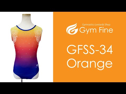 Gym Fine Gymnastics Leotard 【GFSS-34 Orange】