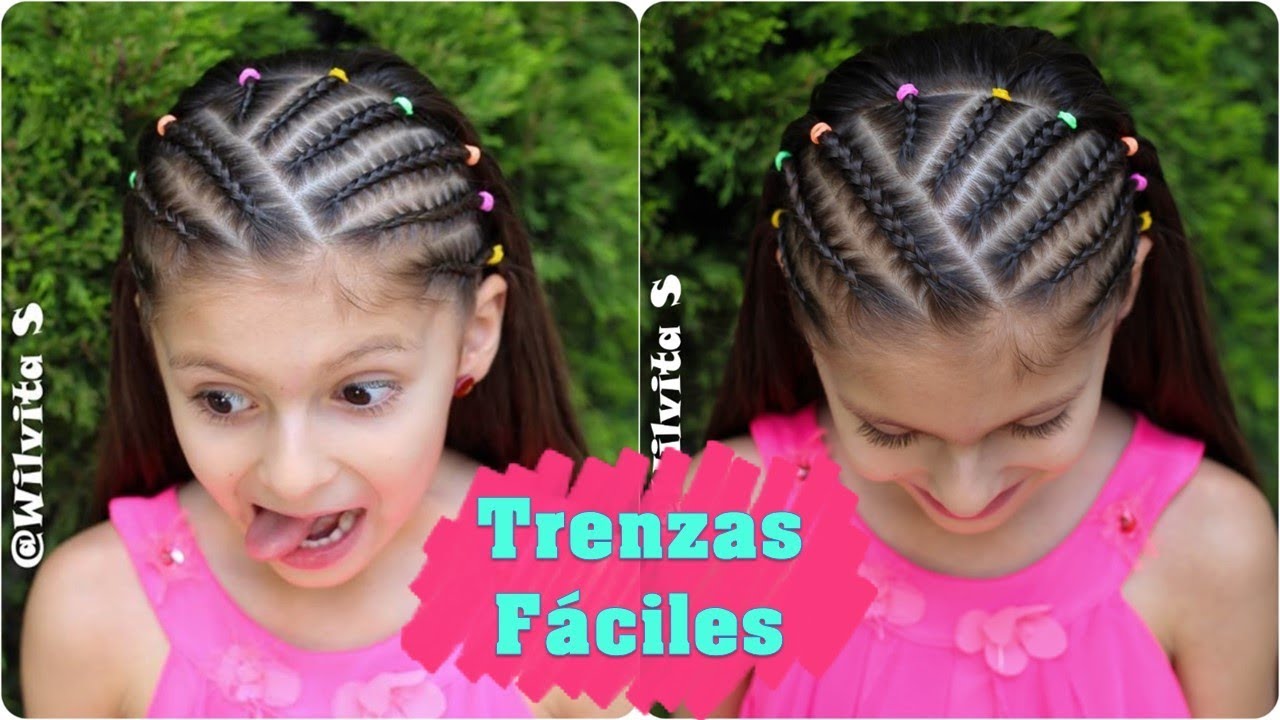 Trenzas Pegadas Faciles De Hacer Easy Hairstyles Wilvita.