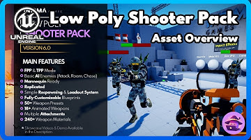 Low Poly Shooter Back Asset Overview Unreal Engine 5