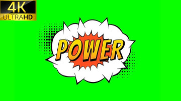 Power 2D Animated Element | 2D Green Screen Elements | 4K 60Fps | Free Download 🆓🔥