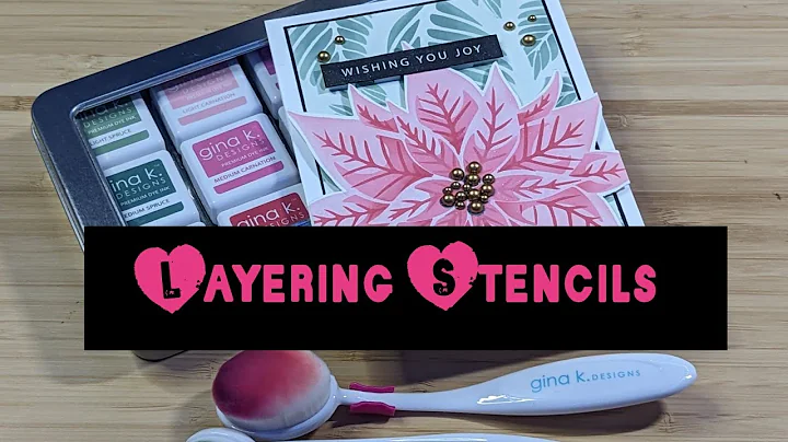 Layering Stencils Are So Cool! Perfect Poinsettia ...