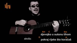Video thumbnail of "Jedina moja - DIVLJE JAGODE  (cover by Nitro) - LEKCIJA"