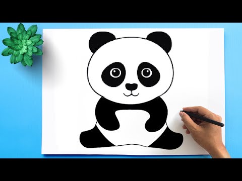 How to draw a Panda 🐼 Easy Panda Drawing