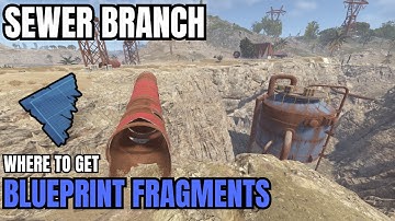 Blueprint Fragments Locations - Sewer Branch - Rust 2025