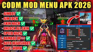 NEW CHEAT CALL OF DUTY MOBILE 2026 | APK MOD MENU CODM MOBILE – AIM BOT AIM LOCK SKIN HACK WALLHACK