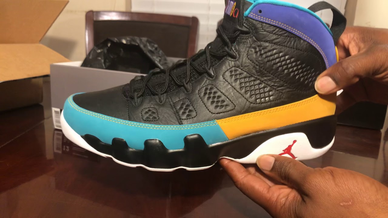 2019 Air Jordan 9 Dream it Do it unboxing with shirt to go 