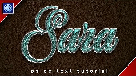 Cyan Glossy Text Effect | Creat a glossy text effect in ps touch