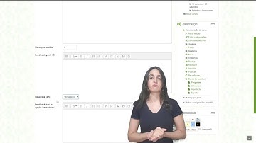 Tutorial Moodle: Criando Questão do Tipo Verdadeiro e Falso para Atividade de Questionário [Libras]