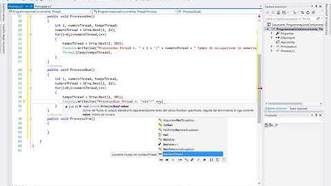 01 - C# - Programmazione Concorrente - Thread