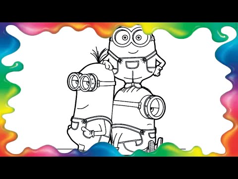 Como Desenhar o Stuart dos Minions  Desenho dos minions, Minios desenho,  Desenho de desenho animado