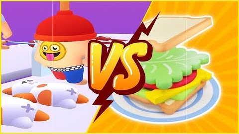 💝 🤤 ❤️ Sandwich run vs Crushy fingers | All levels | IOS, Android Game 🔥 🥰 💞