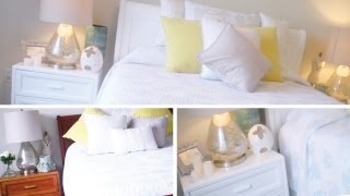 Revamp Your Room! How To Paint Furniture - StyleByNap85(Hey Guys! I've been wanting to revamp my bed set for a while now! I finally decided to go ahead and paint it to give it a more fresh, updated feel! It's so easy to ..., 2013-06-03T22:51:35.000Z)