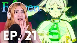 she broke the barrier | Frieren Beyond Journey's End Episode 21 Reaction + Review anime