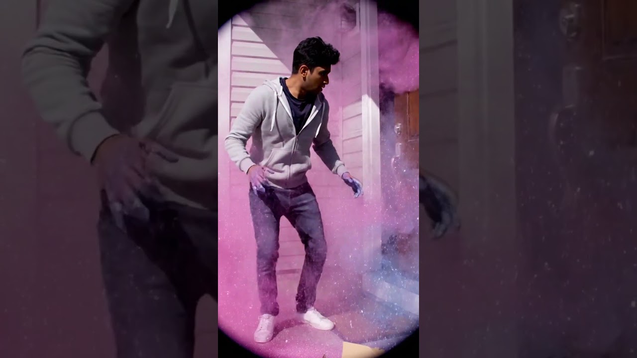 Bait Package Exploding Prank on Porch Recorded by Doorbell Camera