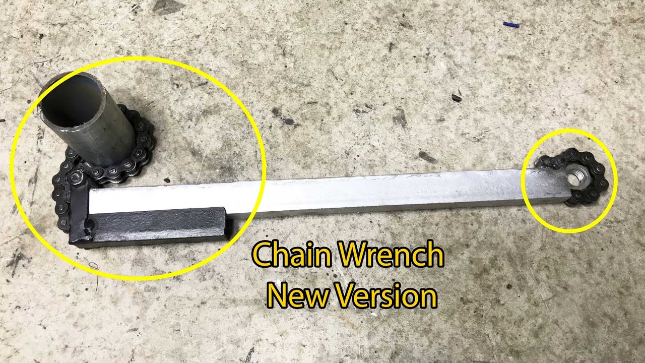 How to make Chain Wrench from old bike chain DIY YouTube