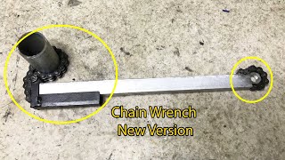 How to make Chain Wrench from old bike chain DIY