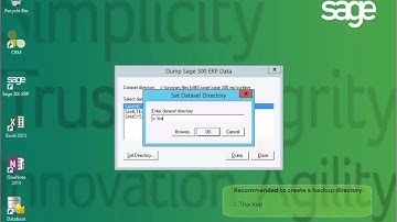 Sage 300 - How to Create a Backup Using Database Dump (formerly Accpac)