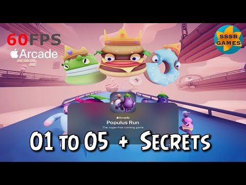 Populus Run: Level 1 To 5 + Secrets , Apple Arcade Walkthrough By (FIFTYTWO) - YouTube