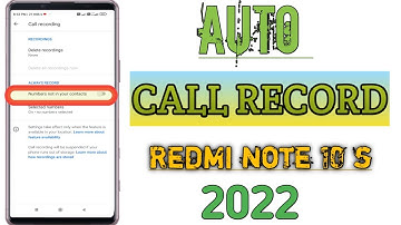redmi note 10s auto call recording setting/how to enable auto call record from redmi note 10s