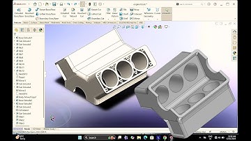 SOLIDWORK TUTORIAL Realistic Engine Block