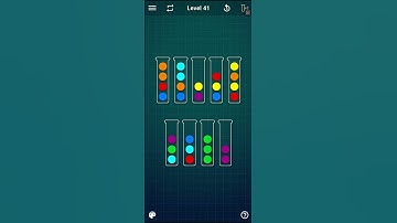 Ball Sort Puzzle - level 41