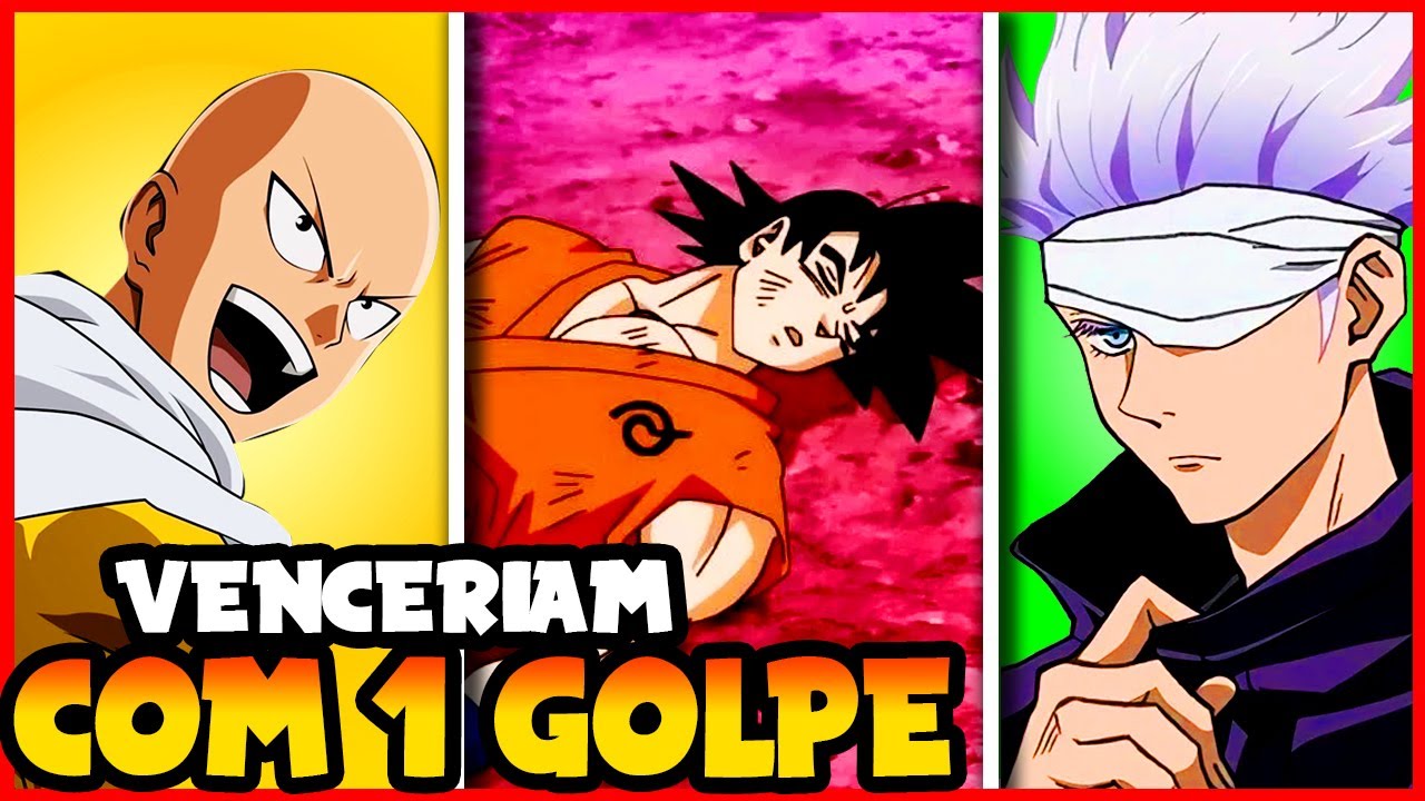 10 personagens de animes que conseguiriam derrubar Goku