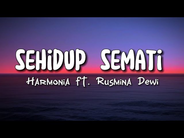 Harmonia Ft Rusmina Dewi - sehidup semati Lirik Lagu Bali class=