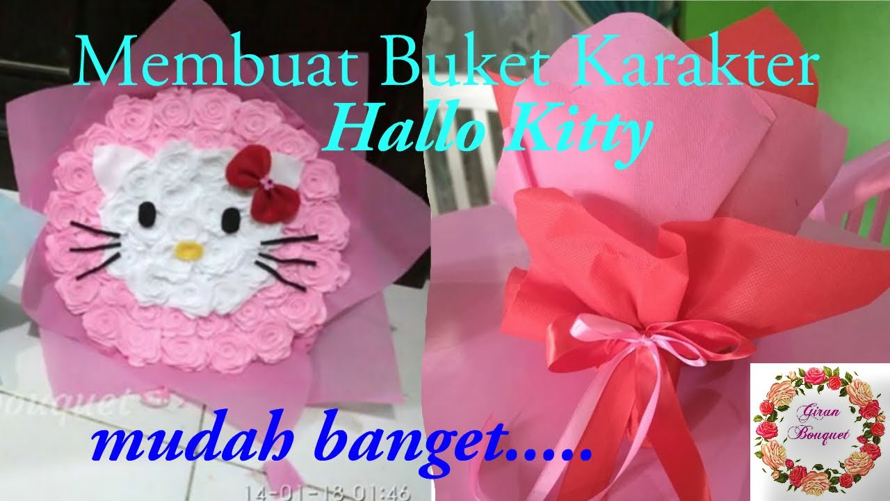 DIY how to make bouquet character Buket karakter hello DIY how to make bouquet character Buket karakter hello