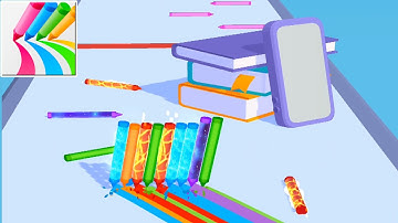 Pencil Rush 3D (IOS, Android) New update Gameplay All Levels (Level 10-12)