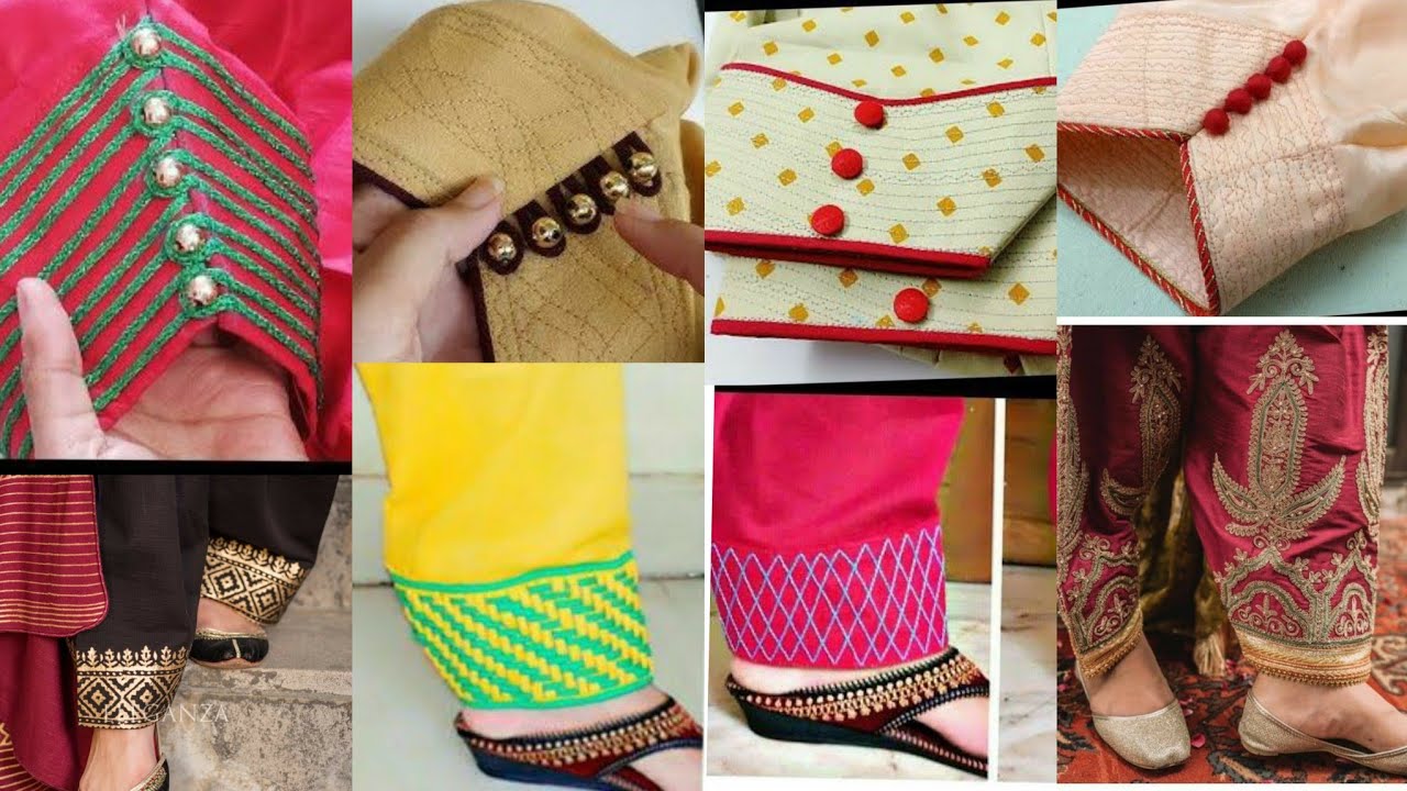 New 56 Shalwar Poncha Designs ||Shalwar Mohri Designs With Cutwork