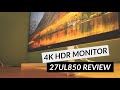 LG 27UL850 Review - The Best 4K HDR Monitor For 2020