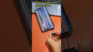 Do not use a lighter to electronically repair the screen more than 3 times
