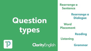 Dynamic Placement Test: Question types