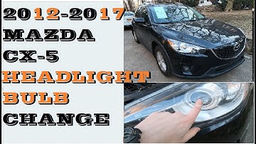 How To Change Replace Headlight bulbs in Mazda CX5 CX-5