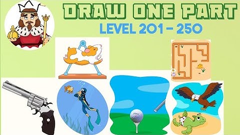 DOP: Draw One Part Level 201-250 | Walkthrough
