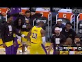 Lebron James is HYPED UP After Finishing Tough Layup Over Mikal Bridges